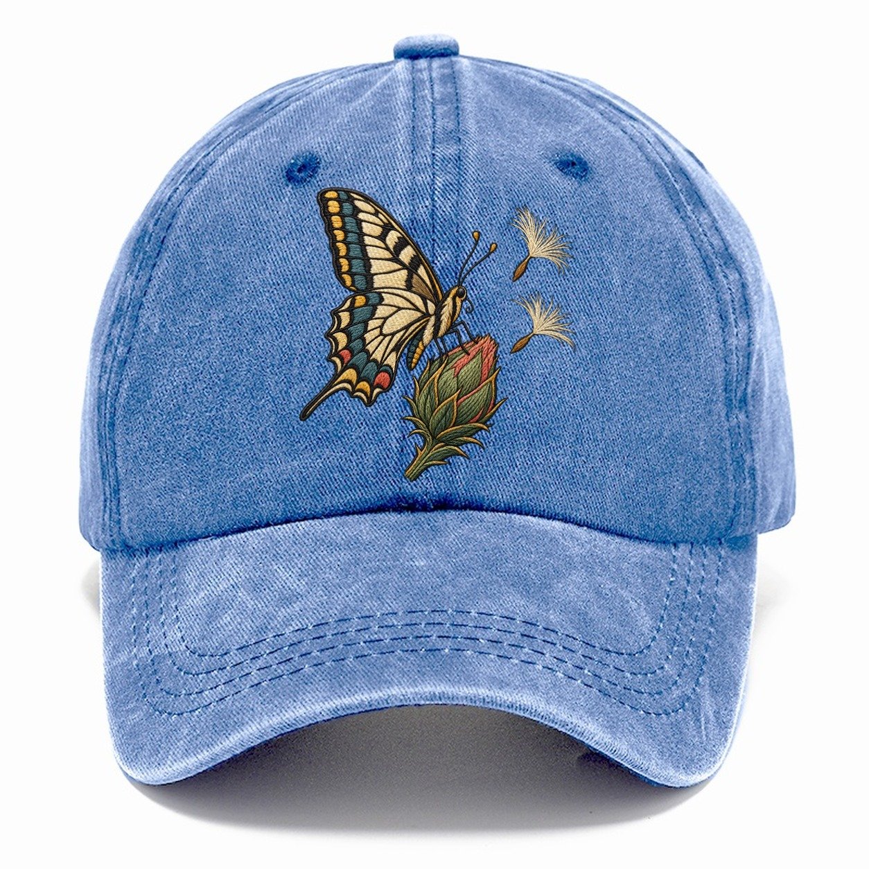 Swallowtail Thistle Rest Gentle Wild Classic Cap – Summer Sky