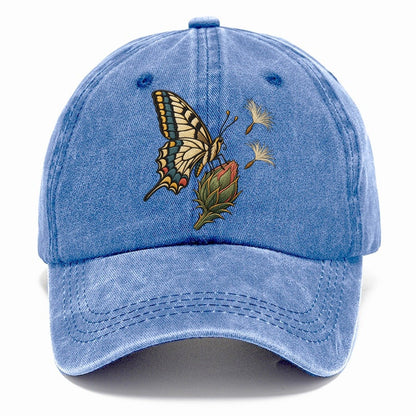 Swallowtail Thistle Rest Gentle Wild Classic Cap – Summer Sky