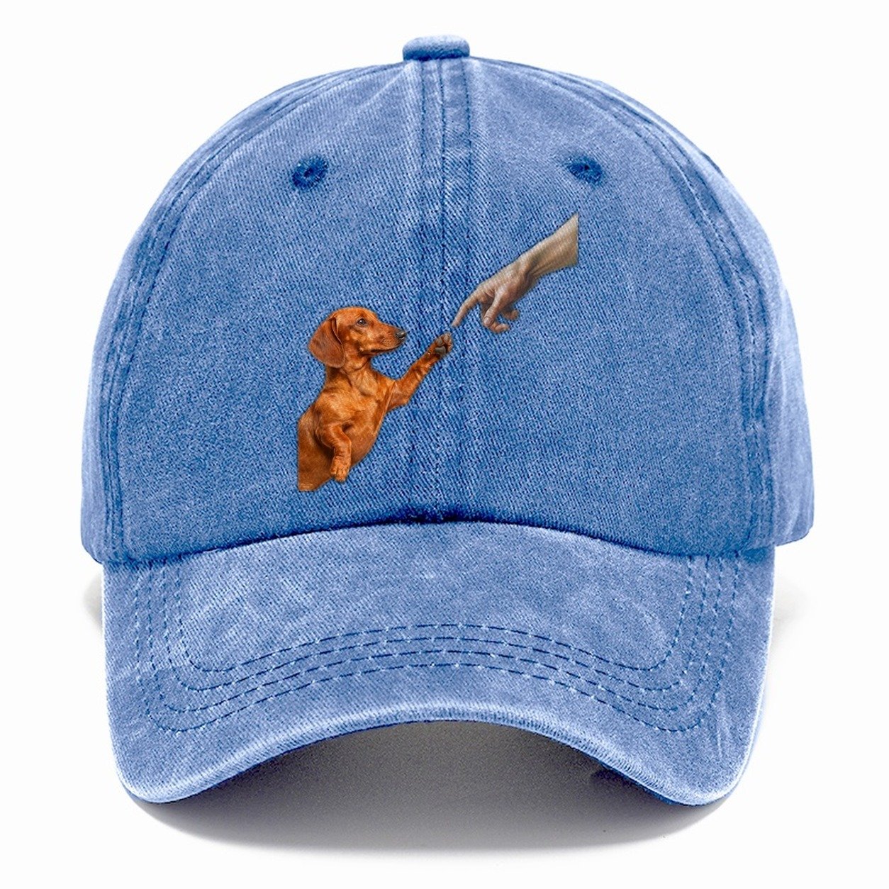 Divine Dachshund Classic Cap – Summer Sky
