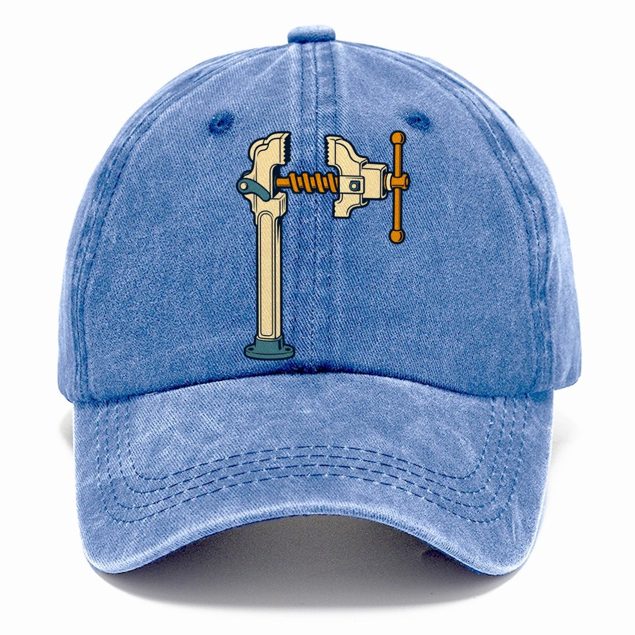 Post Vise Study Blacksmithing Classic Cap – Summer Sky