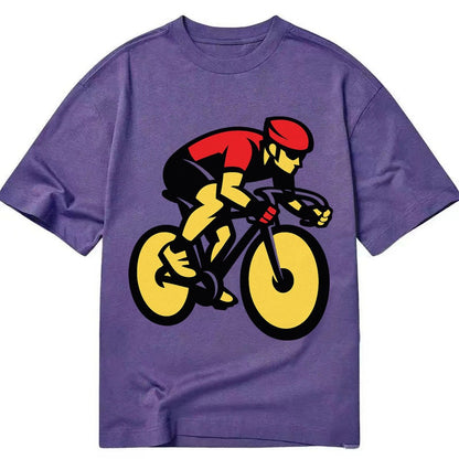 Speed Demon Cyclist 7b5bcfad0e41 1770676551100 Classic T-shirt – Purple