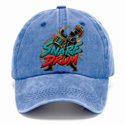Snare Drum Wordmark Music Instruments Classic Cap – Summer Sky