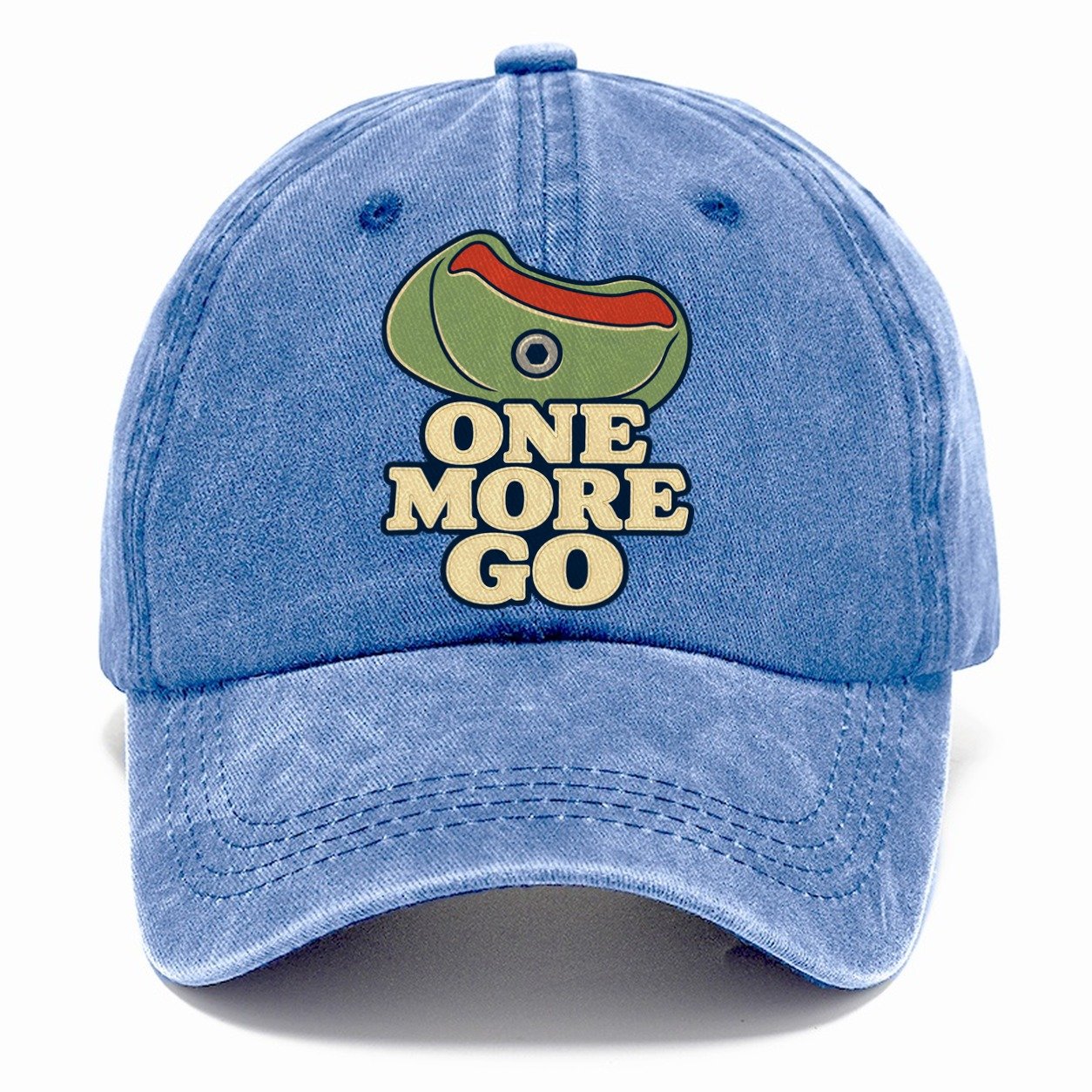 One More Go Rock Climbing Classic Cap – Summer Sky