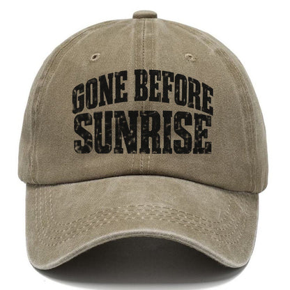 Gone Before Sunrise Fishing Club Classic Cap – Warm Sand