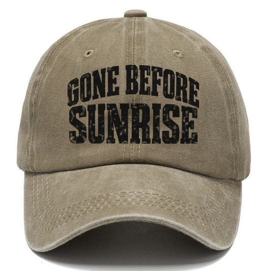 Gone Before Sunrise Fishing Club Classic Cap – Warm Sand