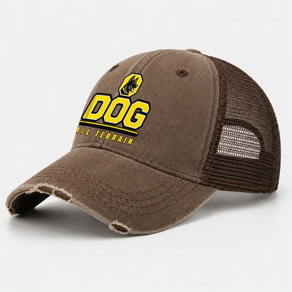 Dog All Terrain Heavy Duty Washed Trucker Hat – Coffee