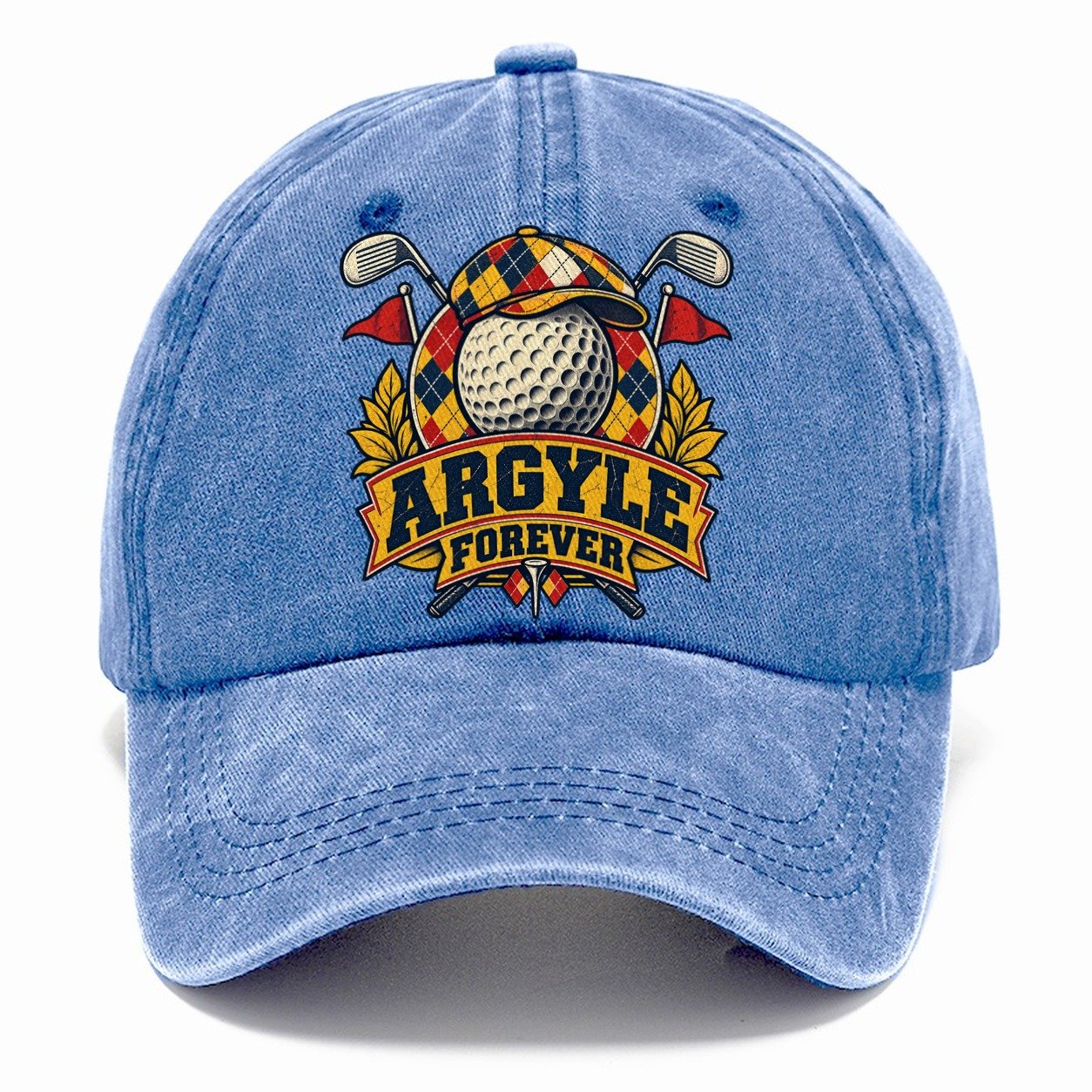 Argyle Forever Golf Life Classic Cap – Summer Sky