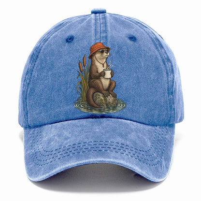Otter Coffee Break Slow Camp Club Classic Cap – Summer Sky