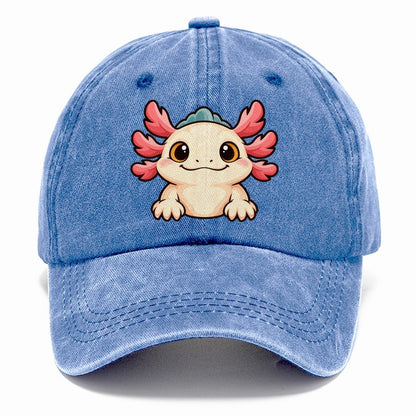 Tank Room Axolotl Aquarium Keeping Classic Cap – Summer Sky