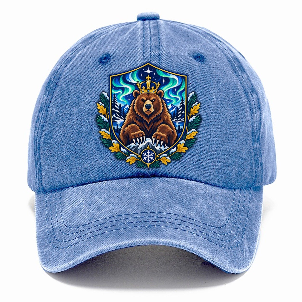 Finland Heraldic Crest Country Logos Classic Cap – Summer Sky