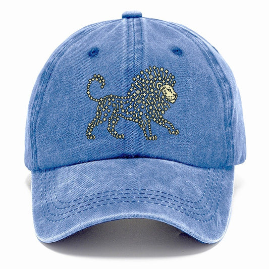 Lion In Sunlight Classic Cap – Summer Sky