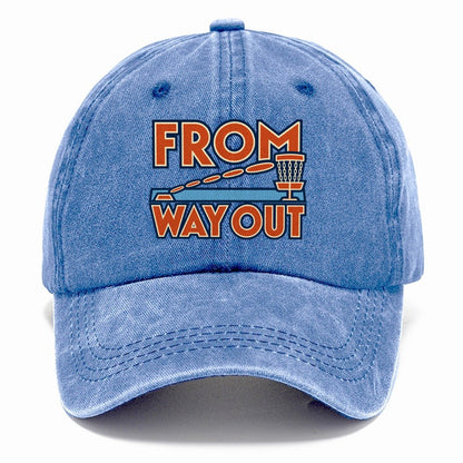 From Way Out Disc Golf Classic Cap – Summer Sky