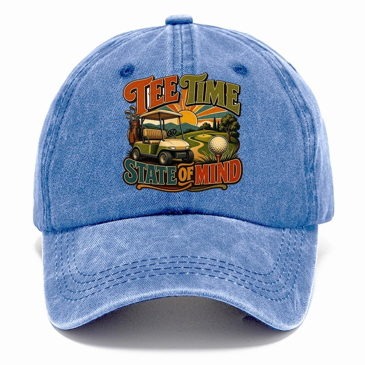 Tee Time State Of Mind Classic Cap – Summer Sky