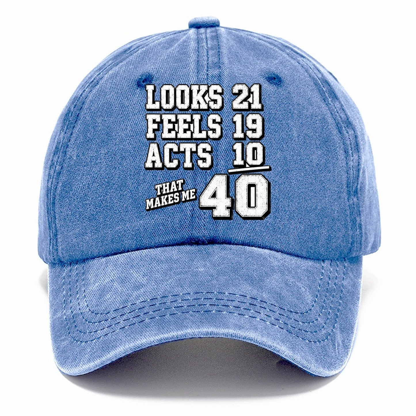 Looks Feels Acts 40 Classic Cap – Summer Sky