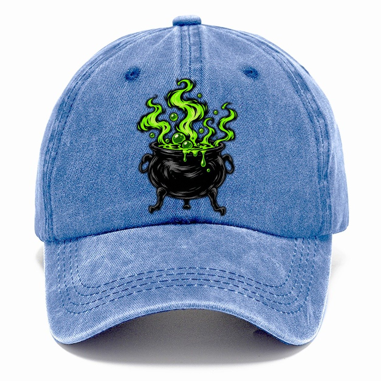 Bubbling Cauldron Witch Magic Classic Cap – Summer Sky