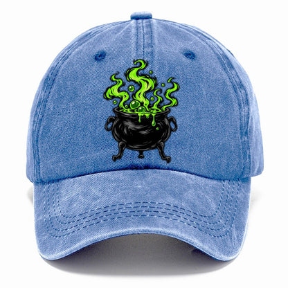 Bubbling Cauldron Witch Magic Classic Cap – Summer Sky