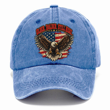 Older Bolder Still Here Old Man Strong Classic Cap – Summer Sky