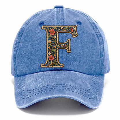 Wildflower F Monogram Classic Cap – Summer Sky