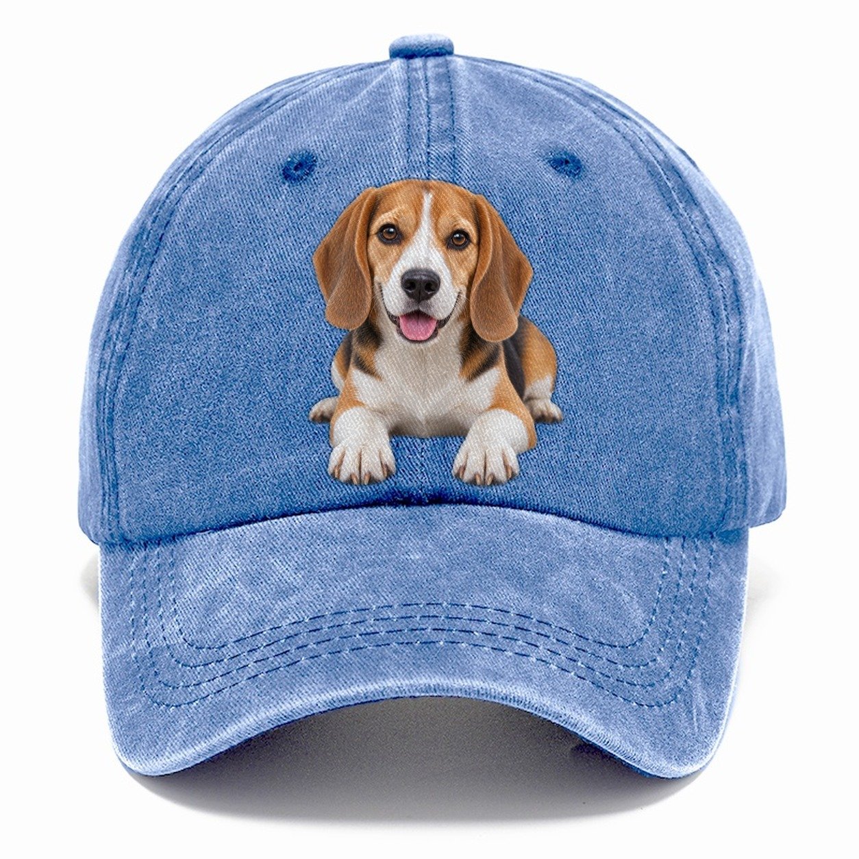Beagle Lying Down Top Breeds Classic Cap – Summer Sky