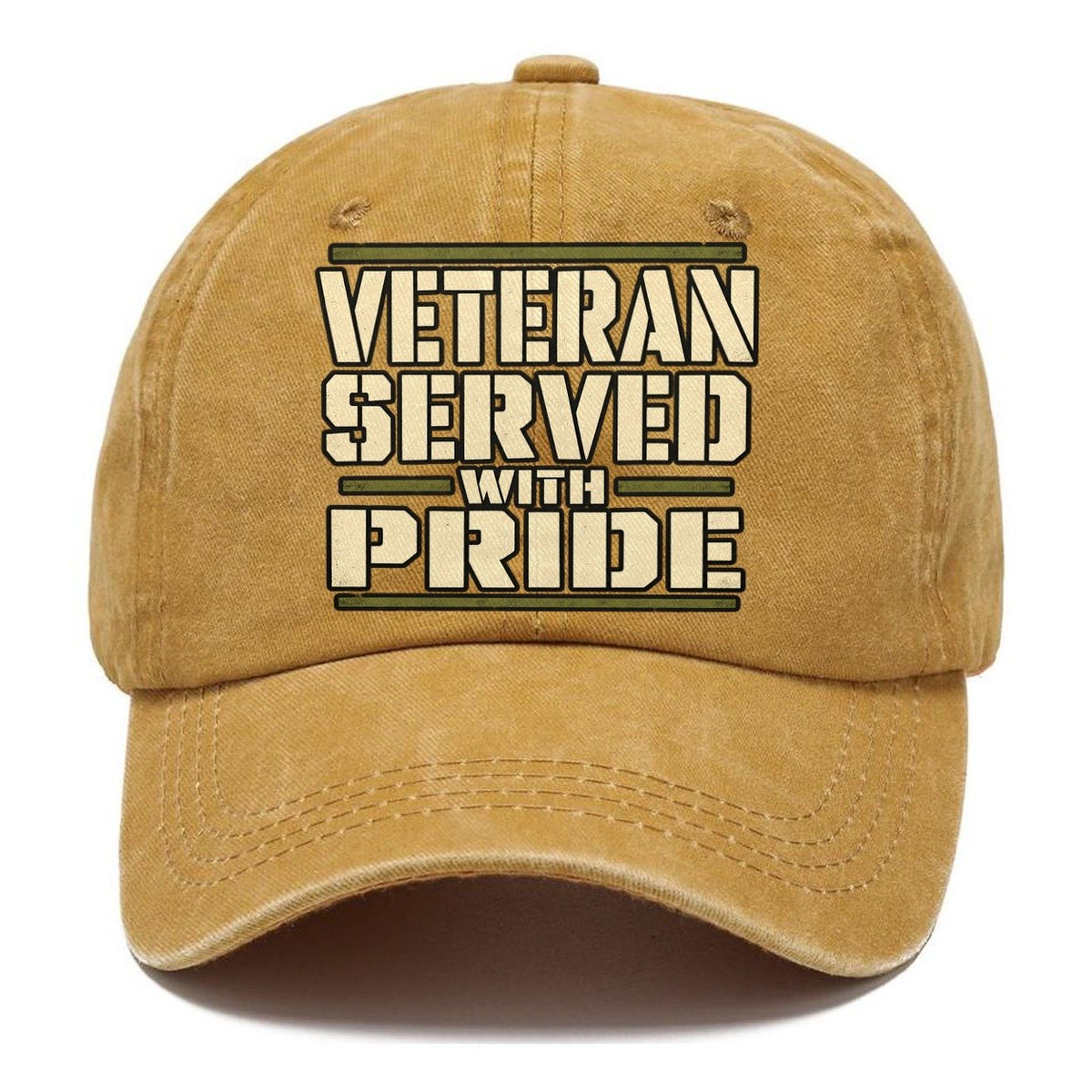 Veteran Served With Pride Barracks Wit Classic Cap – Golden Harvest