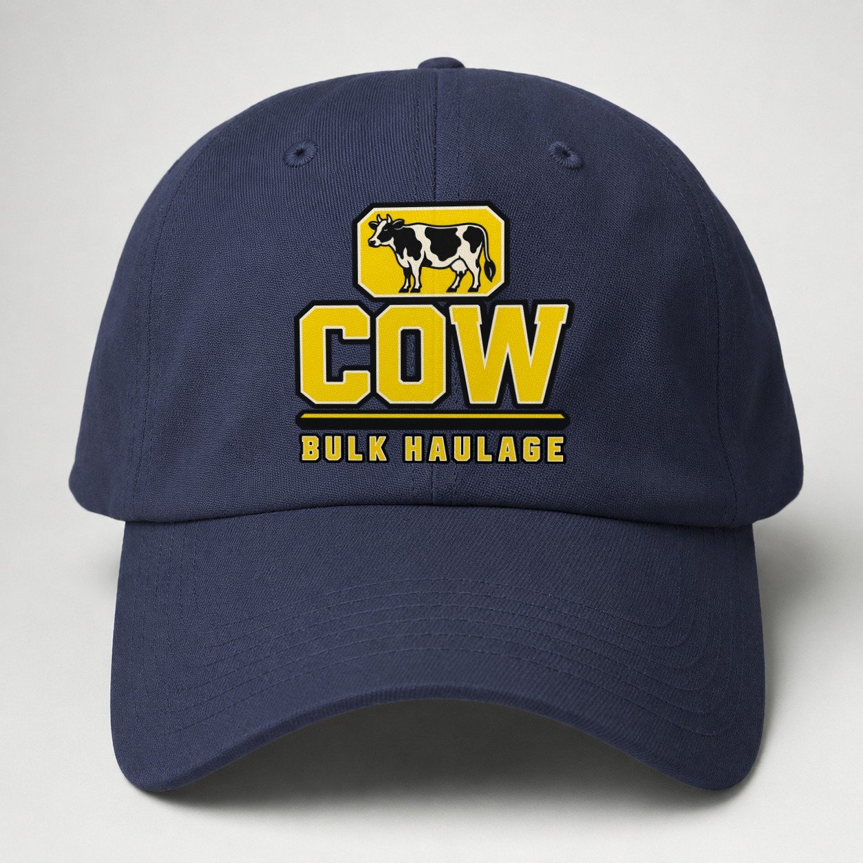 Cow Bulk Haulage Heavy Duty Baseball Cap – Twilight Navy