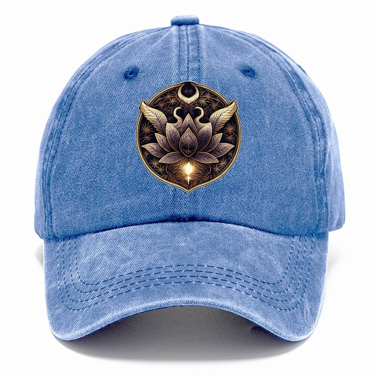 Celestial Lotus Balance Classic Cap – Summer Sky