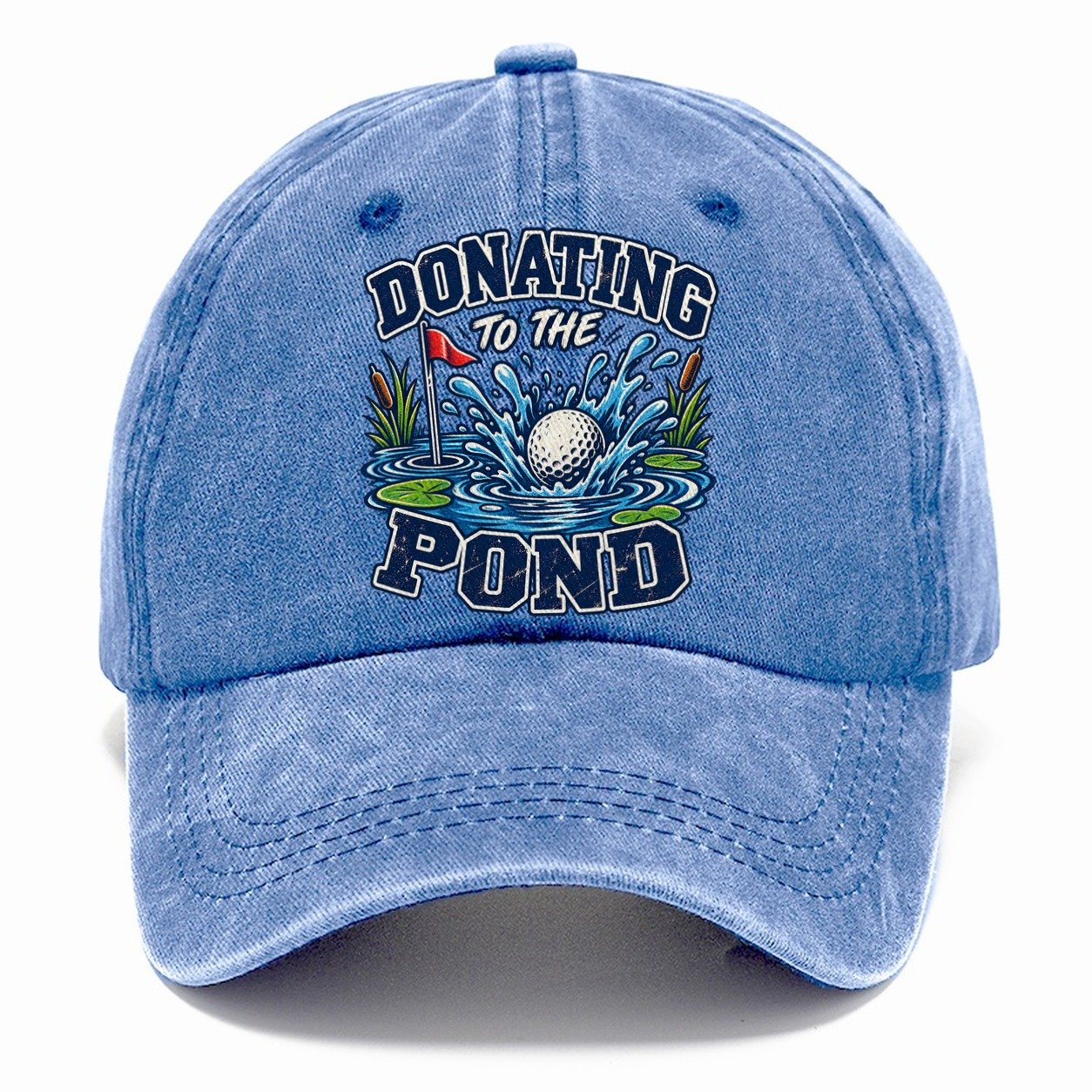 Donating To The Pond Golf Life Classic Cap – Summer Sky