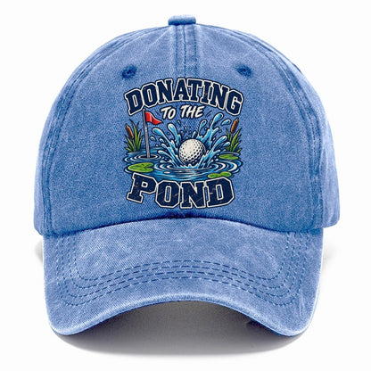 Donating To The Pond Golf Life Classic Cap – Summer Sky