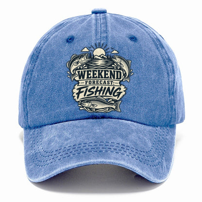 Weekend Forecast Fishing Fishing Elegant Classic Cap – Summer Sky