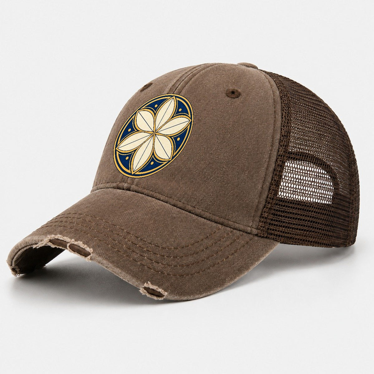 Sixfoil Seal Quiet Wards Heritage Washed Trucker Hat – Coffee