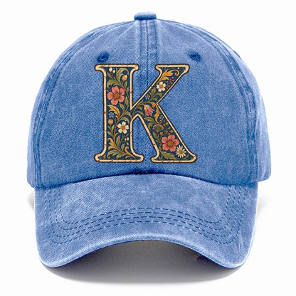 Wildflower K Monogram Classic Cap – Summer Sky