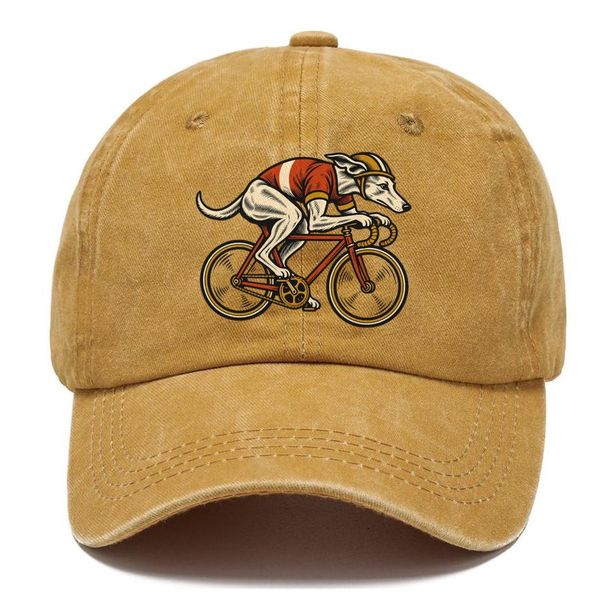Whippet Track Cyclist Sundown Familiars Classic Cap – Golden Harvest