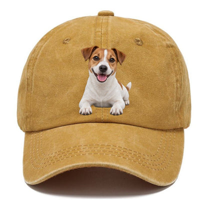 Jack Russell Terrier Lying Down Top Breeds Classic Cap – Golden Harvest