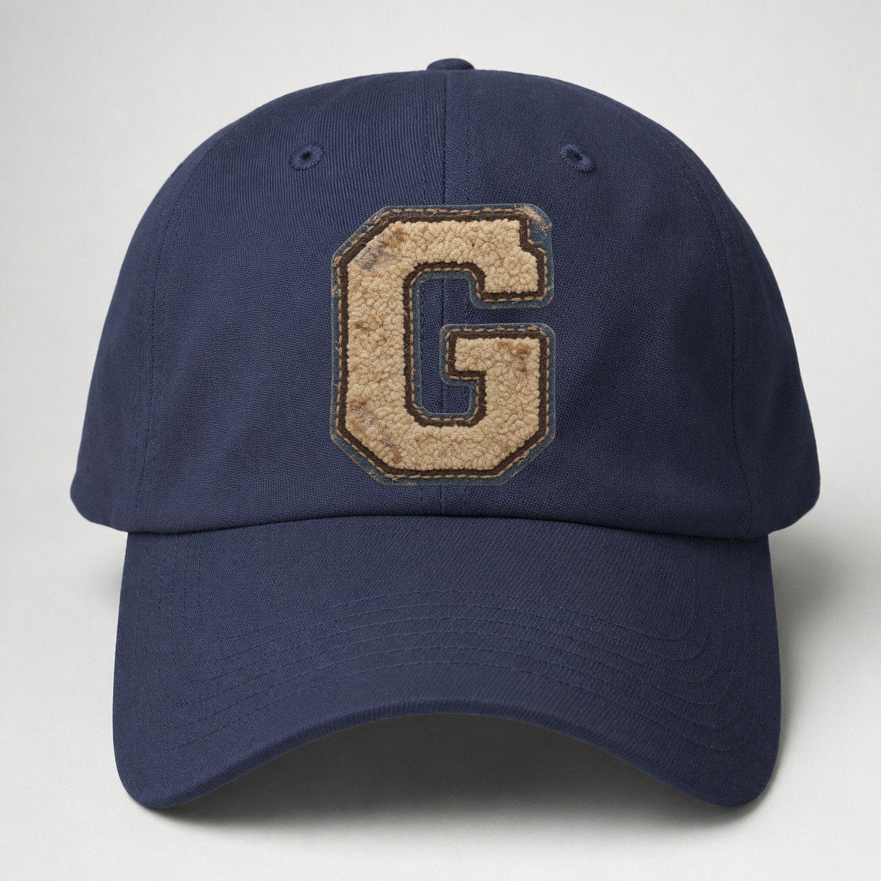 Varsity Chenille G Monogram Baseball Cap – Twilight Navy