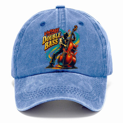 Vintage Double Bass Music Instruments Classic Cap – Summer Sky