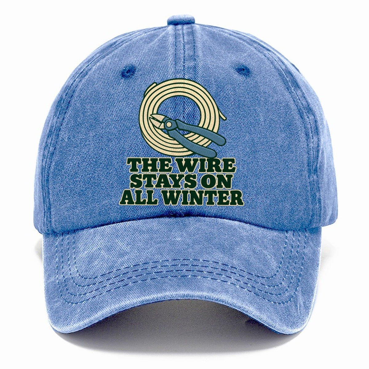 The Wire Stays On All Winter Bonsai Classic Cap – Summer Sky