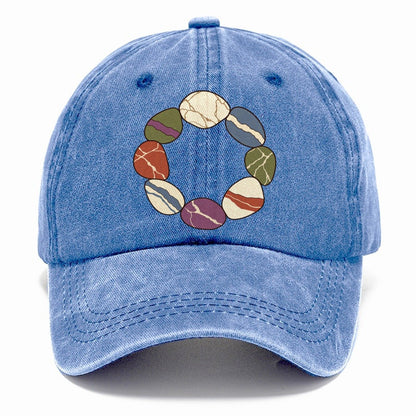 Tumbled Stone Colour Wheel Rocks And Minerals Classic Cap – Summer Sky