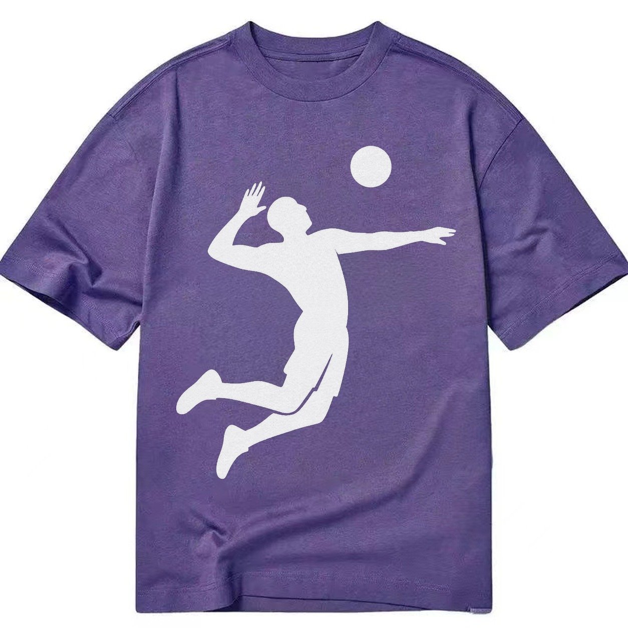 Volleyball Spike Classic T-shirt – Purple