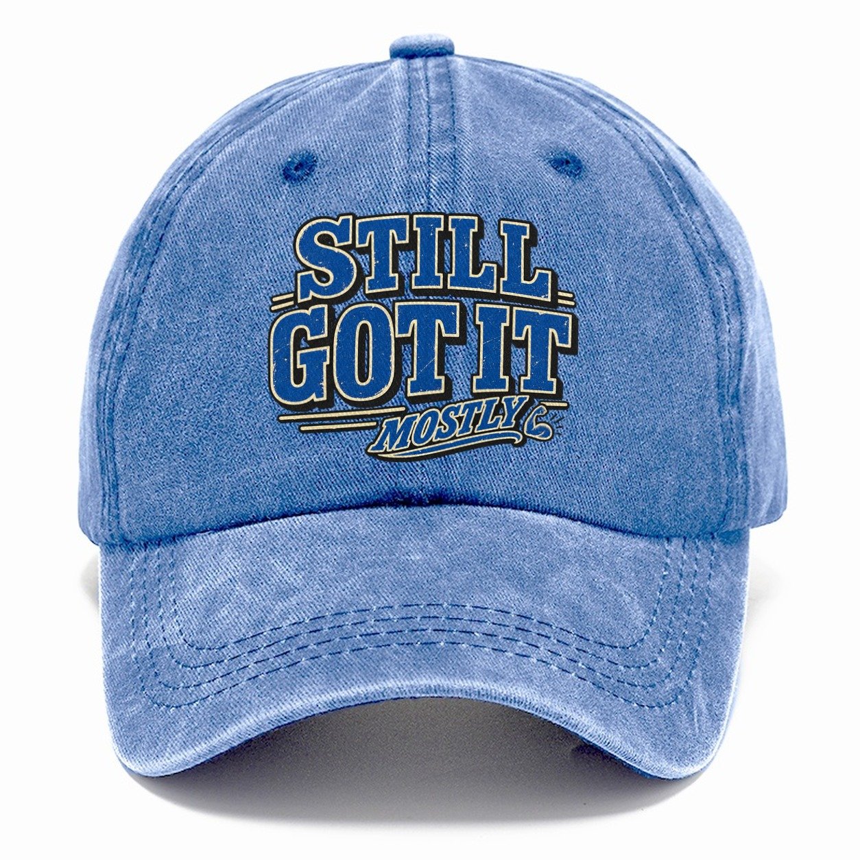 Still Got It Mostly American Wit Classic Cap – Summer Sky