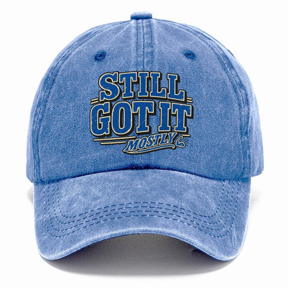 Still Got It Mostly American Wit Classic Cap – Summer Sky