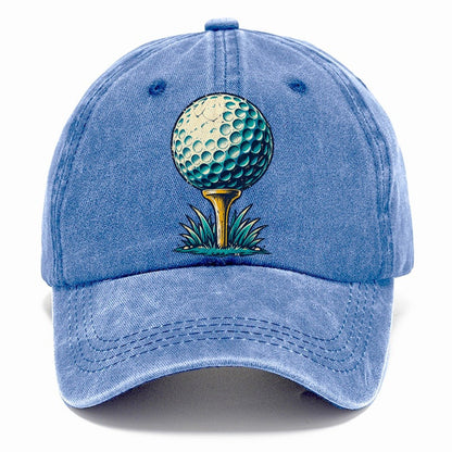 Tee And Ball Mark Golf Life Classic Cap – Summer Sky