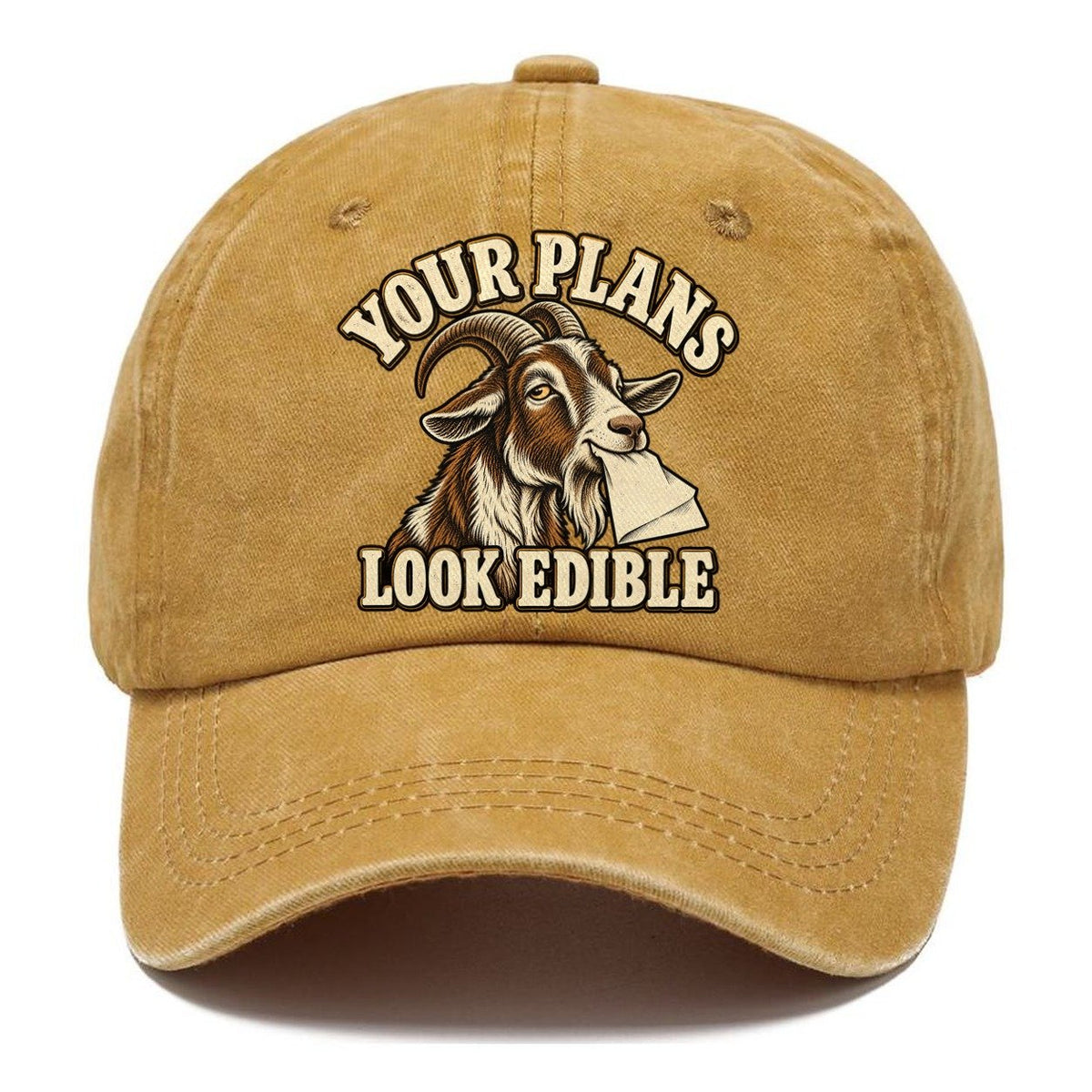 Goat Edible Plans Character Club Classic Cap – Golden Harvest