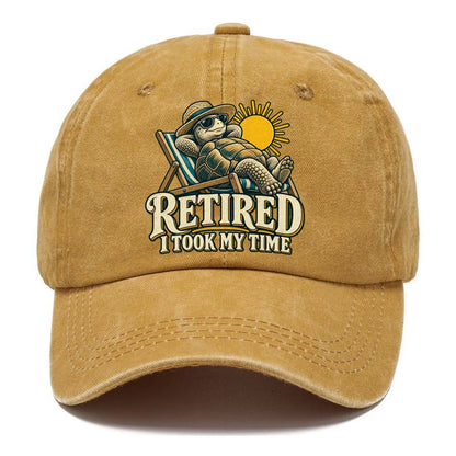 Retired Took My Time Everyday Originals Classic Cap – Golden Harvest