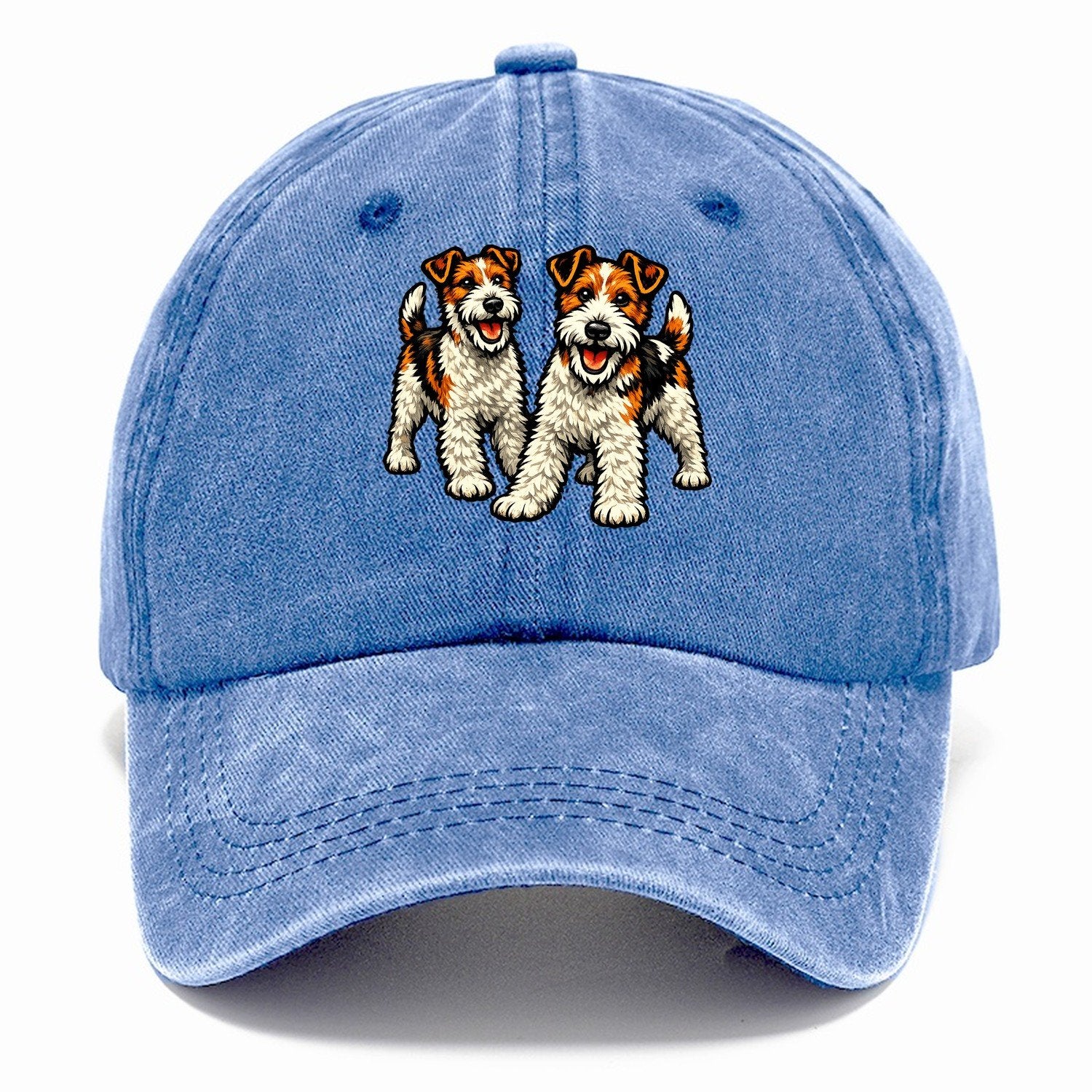 Wire Fox Terriers Classic Cap – Summer Sky