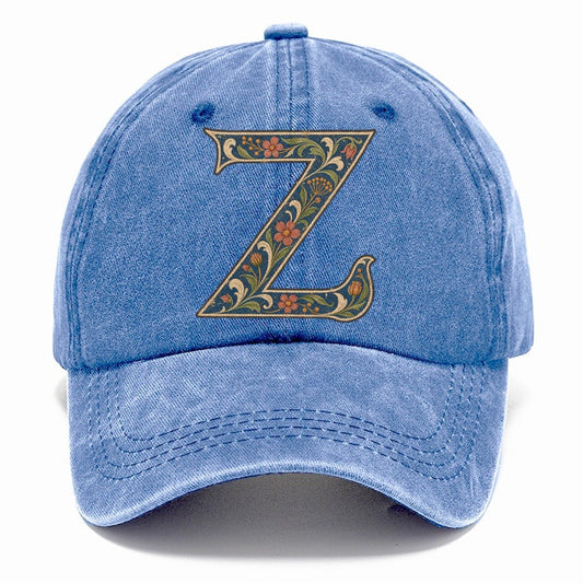 Wildflower Z Monogram Classic Cap – Summer Sky