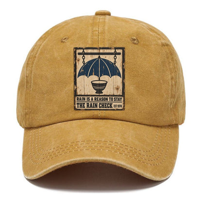 Rain Check Bar Izakaya Rules Classic Cap – Golden Harvest