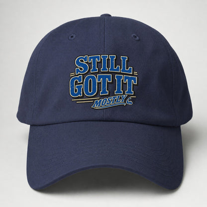 Still Got It Mostly American Wit Baseball Cap – Twilight Navy