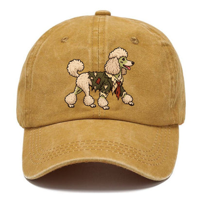 One Poodle In Halloween Costume Zombie With A Torn Collar And A Few Patch Stitches Halloween Dog Parade Classic Cap – Golden Harvest