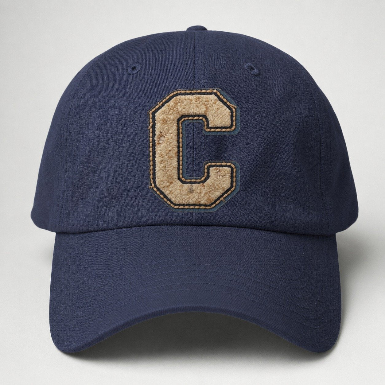 Varsity Chenille C Monogram Baseball Cap – Twilight Navy
