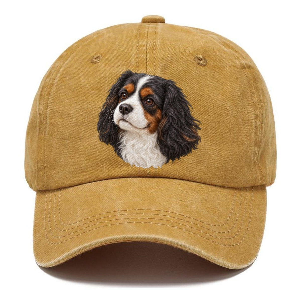 Cavalier Tricolour Smile Pastimes Companions Classic Cap – Golden Harvest